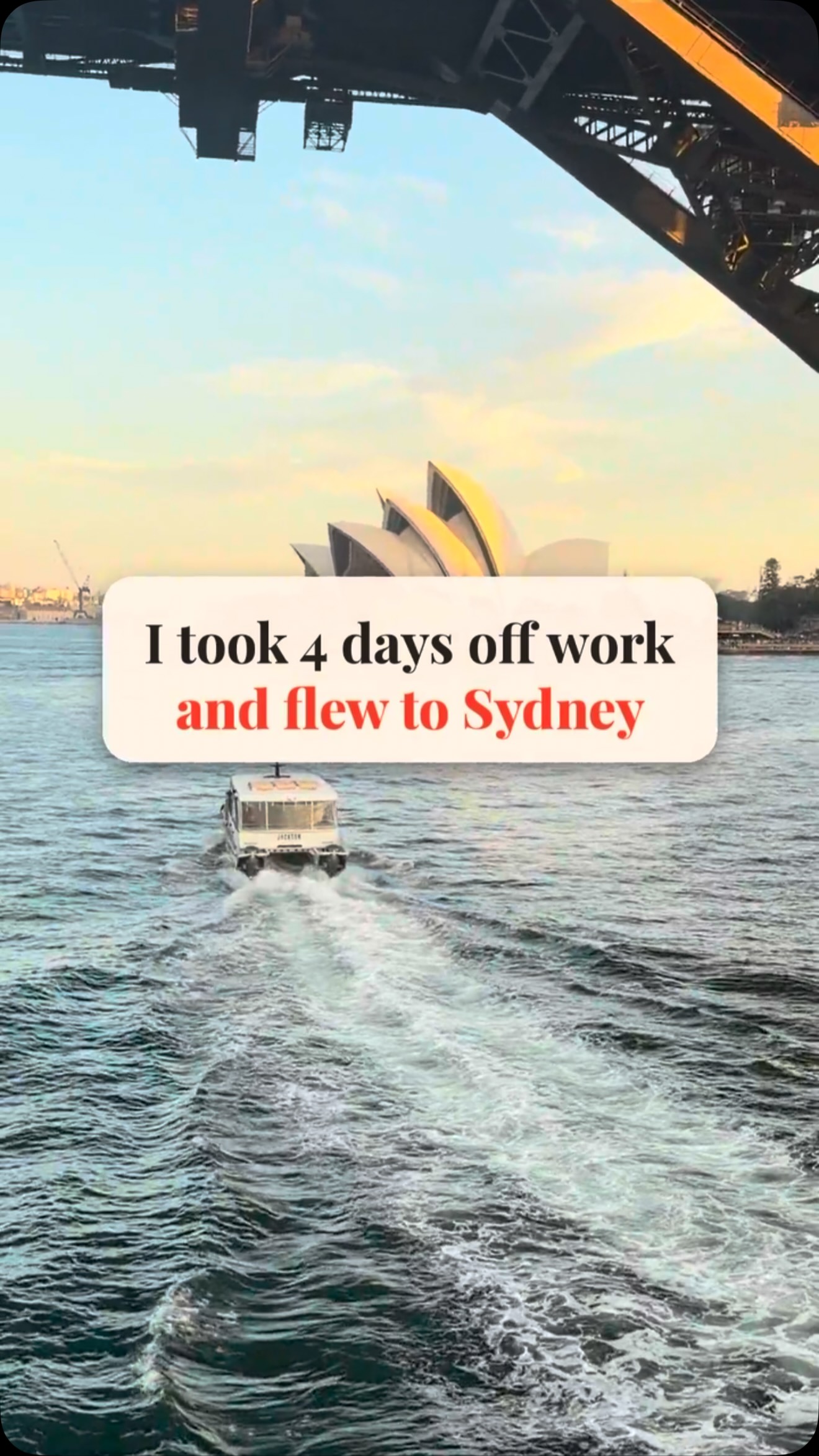 4 days in Sydney